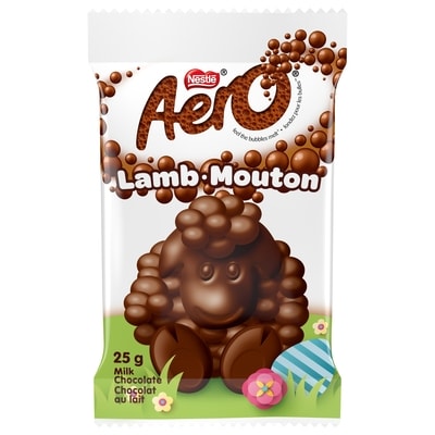 Nestlé Aero Mouton De Pâques Au Chocolat Au Lait 25 g, 8,00 $/100g