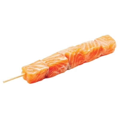 Crystal Waters Atlantic Salmon Plain Skewer 75 g, $6.65/100g