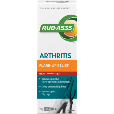 Rub A535 Arthritis Flare-Up Relief Cream 90 g, $19.99/100g