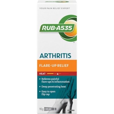Rub A535 Arthritis Flare-Up Relief Cream 90 g, $17.77/100g