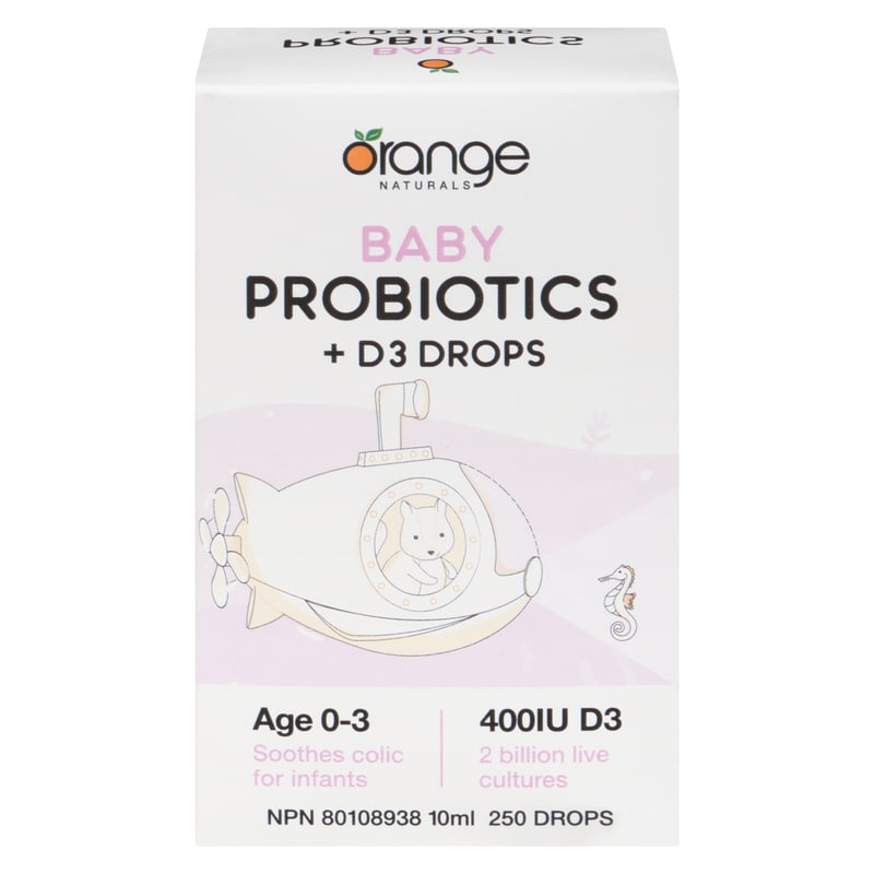 Baby Probiotics + D3 Drops Age 0-3