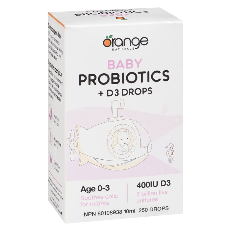 Baby Probiotics + D3 Drops Age 0-3