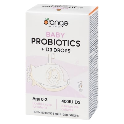 Baby Probiotics + D3 Drops Age 0-3