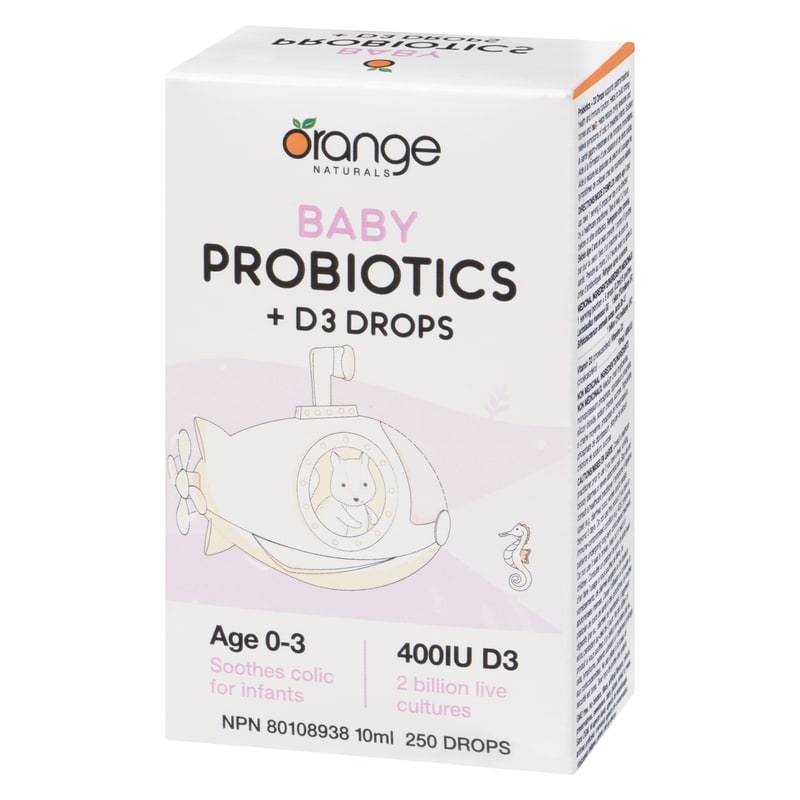 Baby Probiotics + D3 Drops Age 0-3