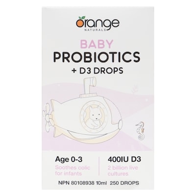 Baby Probiotics + D3 Drops Age 0-3