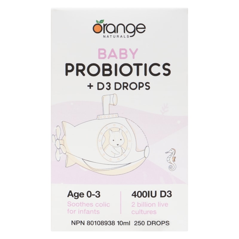 Baby Probiotics + D3 Drops Age 0-3