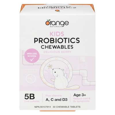 CanPrev Probiotics Chewables Kids Delicious Berry Age 3+ 30 ea, $1.20/1ea