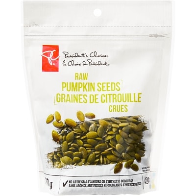 President's Choice Raw Pumpkin Seeds 250 g, $2.40/100g