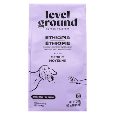 Level Ground Ethiopian Coffee Bean 300 g, $5.00/100g