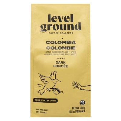 Level Ground Colombia Coffee Bean 300 g, $5.00/100g