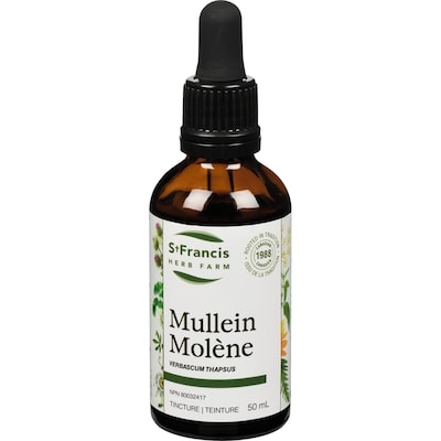 St Francis Herb Farm Tincture Mullein 50 ml, $39.98/100ml