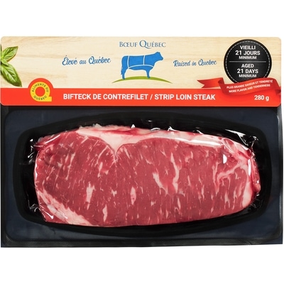 Alpha Bifteck de contre-filet de boeuf 280 g, 6,07 $/100g