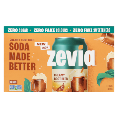Zero Sugar Soda, Creamy Root Beer