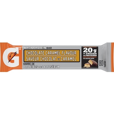 Quaker Whey Protein Bar- Chocolate Caramel Flavour 80 g, $3.74/100g