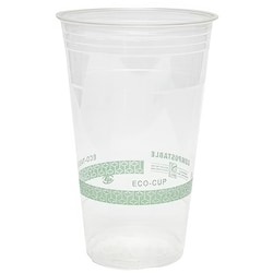 Eco-Packaging 24oz Compostable Cold Cup, Pack of 50 40 ea, $0.29/1ea