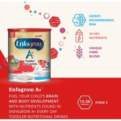 Enfagrow Toddler Child Nutritional Drink, Powder Tub, Milk