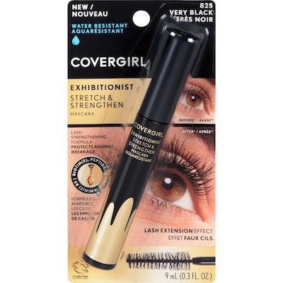 CoverGirl Exhibitionist stretch & strengthen mascara 825 très noir 9 ml, 155,44 $/100ml