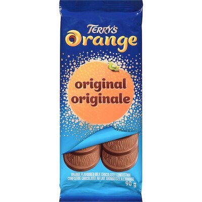 Terry’s Confiserie Chocolatée Au Lait Aromatisée À L'Orange Originale 90 g, 3,88 $/100g
