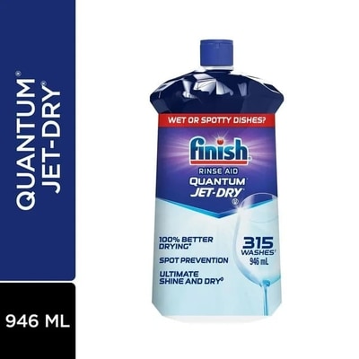 Finish Jet-Dry, Dishwasher Rinse Aid, Quantum, Dishwasher Rinse Agent & Drying Agent 946 ml, $2.01/100ml