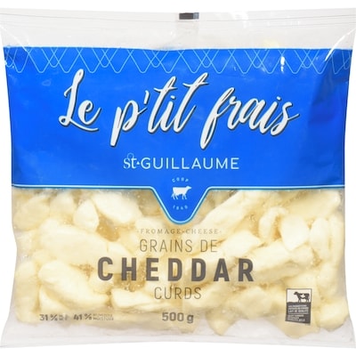 null Cheese  Cheddar Curds 31 % M. F. 500 g, $3.00/100g