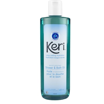 Keri Moisturizing Shower & Bath Oil Softly Scented 450 ml, $2.66/100ml