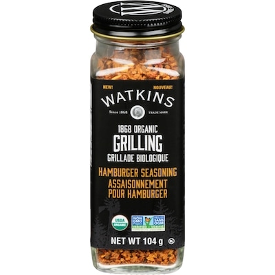 Watkins Grilling Organic Hamburger Seasoning 104 g, $8.64/100g