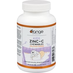 Kids Delicious Orange Zinc + C Chewable