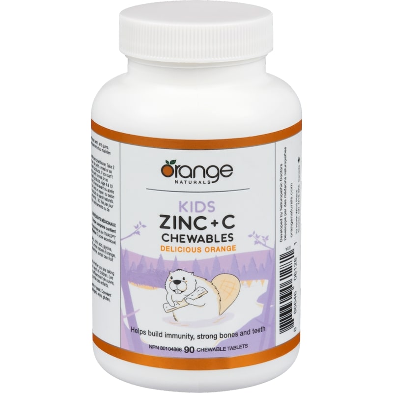 Kids Delicious Orange Zinc + C Chewable