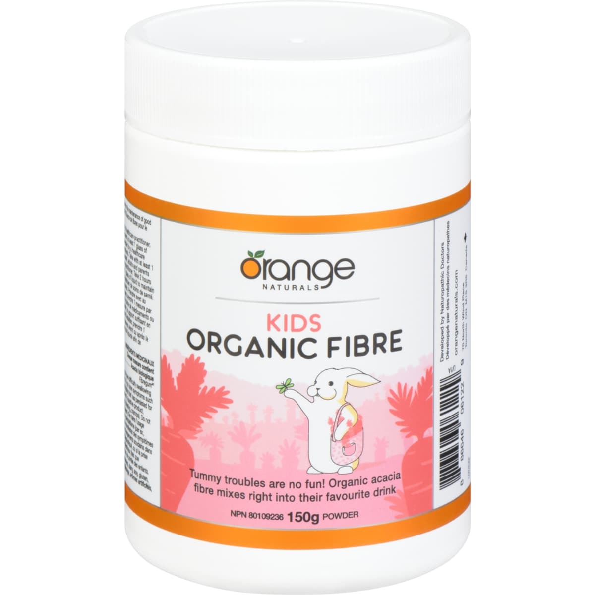 Orange Naturals Organic Fibre Powder Kids 150 g, $14.66/100g