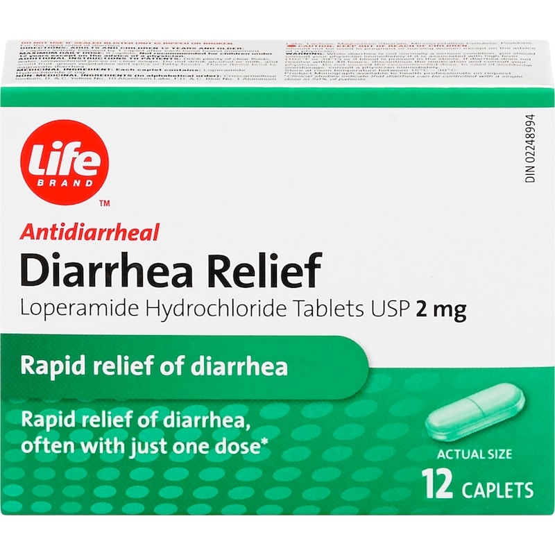 Diarrhea Relief, 12 caplets