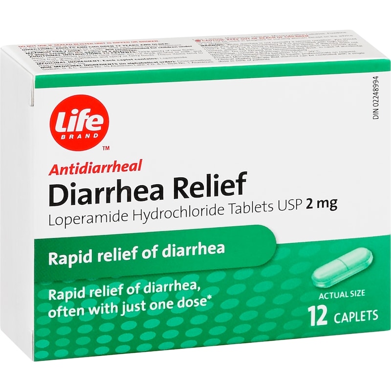 Diarrhea Relief, 12 caplets