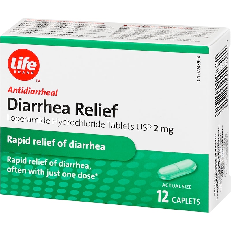 Diarrhea Relief, 12 caplets