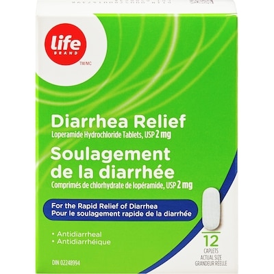 Life Antidiarrheal 12 caplets 12 ea, 0,87 $/1ch