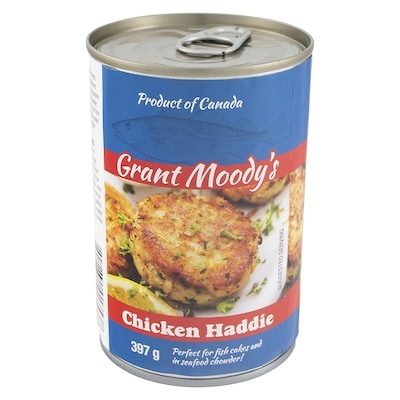 Grant Moody's Chicken Haddie 397 g, $2.52/100g