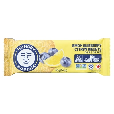 Hungry Buddha Lemon Blueberry Snack Bar 12x40.0 g, $7.08/100g
