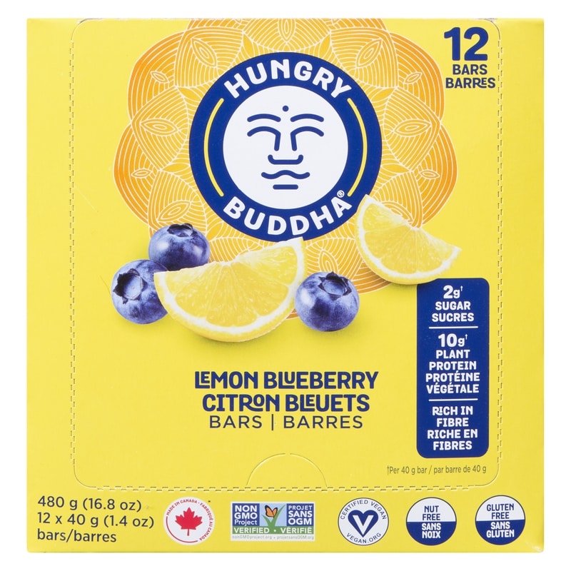 Lemon Blueberry Snack Bar