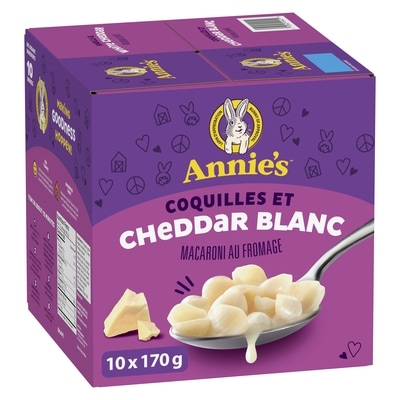 Annie's Coquilles Et Cheddar Blanc Macaroni Au Fromage 1.7 kg, 1,71 $/100g