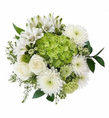 null Premium Gift Bouquet All White 1 ea, $35.00/1ea