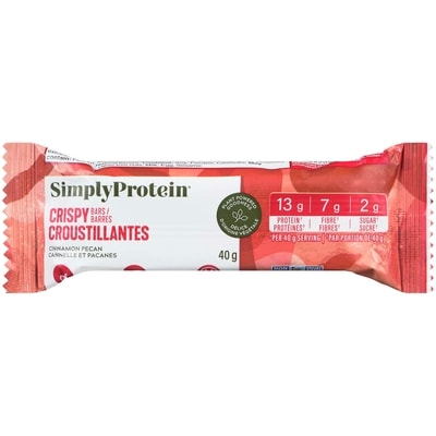 Simply Protein Snack Bar Cinnamon Pecan (Case) 12x40.0 g, $6.25/100g