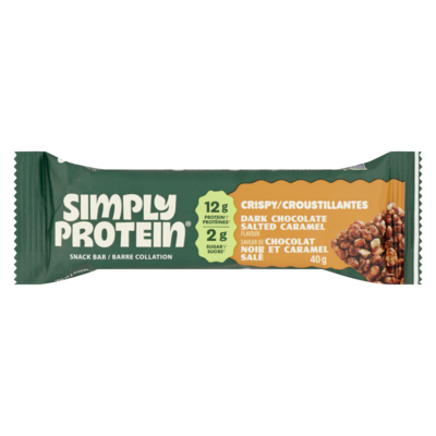 Simply Protein Snack Bar Dark Chocolate Salted Caramel Flavour 40 g, $7.48/100g