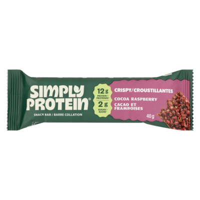 Simply Protein Snack Bar Cocoa Raspberry 40 g, $7.48/100g