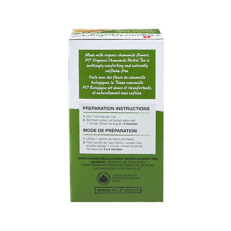 Chamomile Herbal Tea, Organic