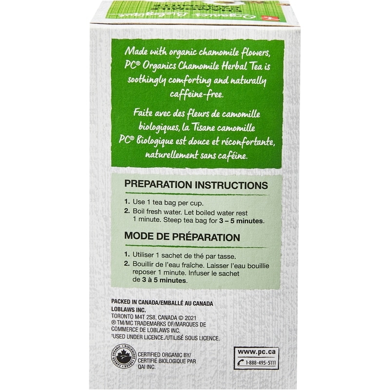 Chamomile Herbal Tea, Organic
