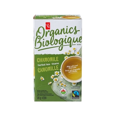 PC Biologique Tisane de camomille 20 ea, 0,25 $/1ch