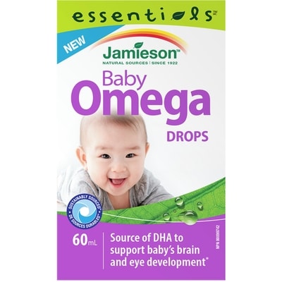 Jamieson Baby Omega Drops 60 ml, $48.32/100ml