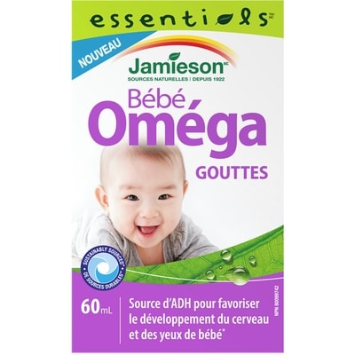 Jamieson Bébé Oméga Gouttes 60 ml, 49,98 $/100ml