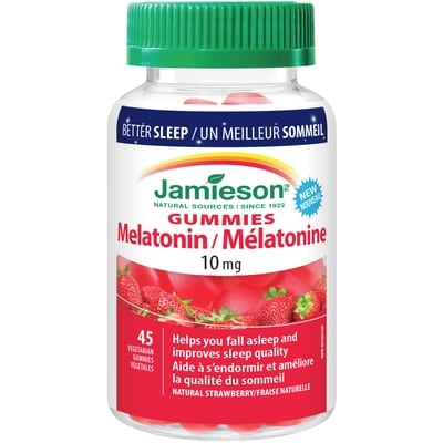 Jamieson Melatonin 10 mg Gummies 45 ea, $0.19/1ea