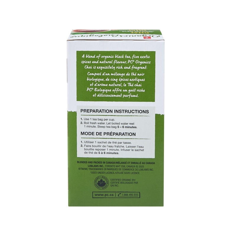 Chai Black Tea Blend, Organic