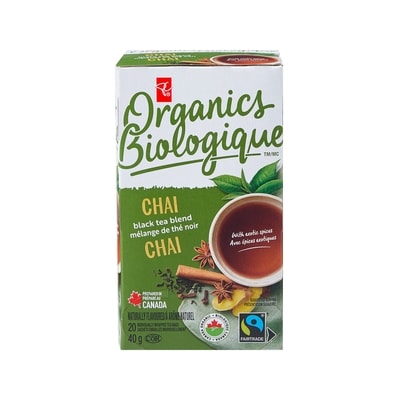 PC Biologique Chai 20 ea, 0,25 $/1ch