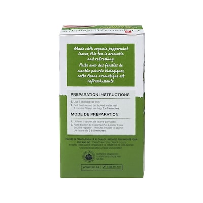 Peppermint Herbal Tea, Organic